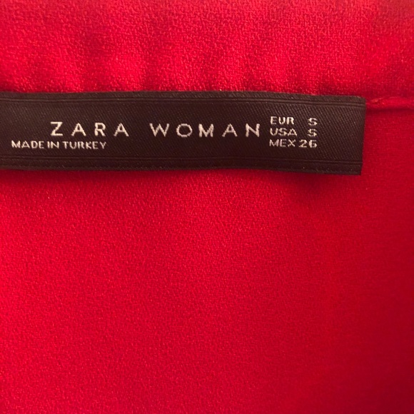 Red zara dress top - Picture 2 of 5